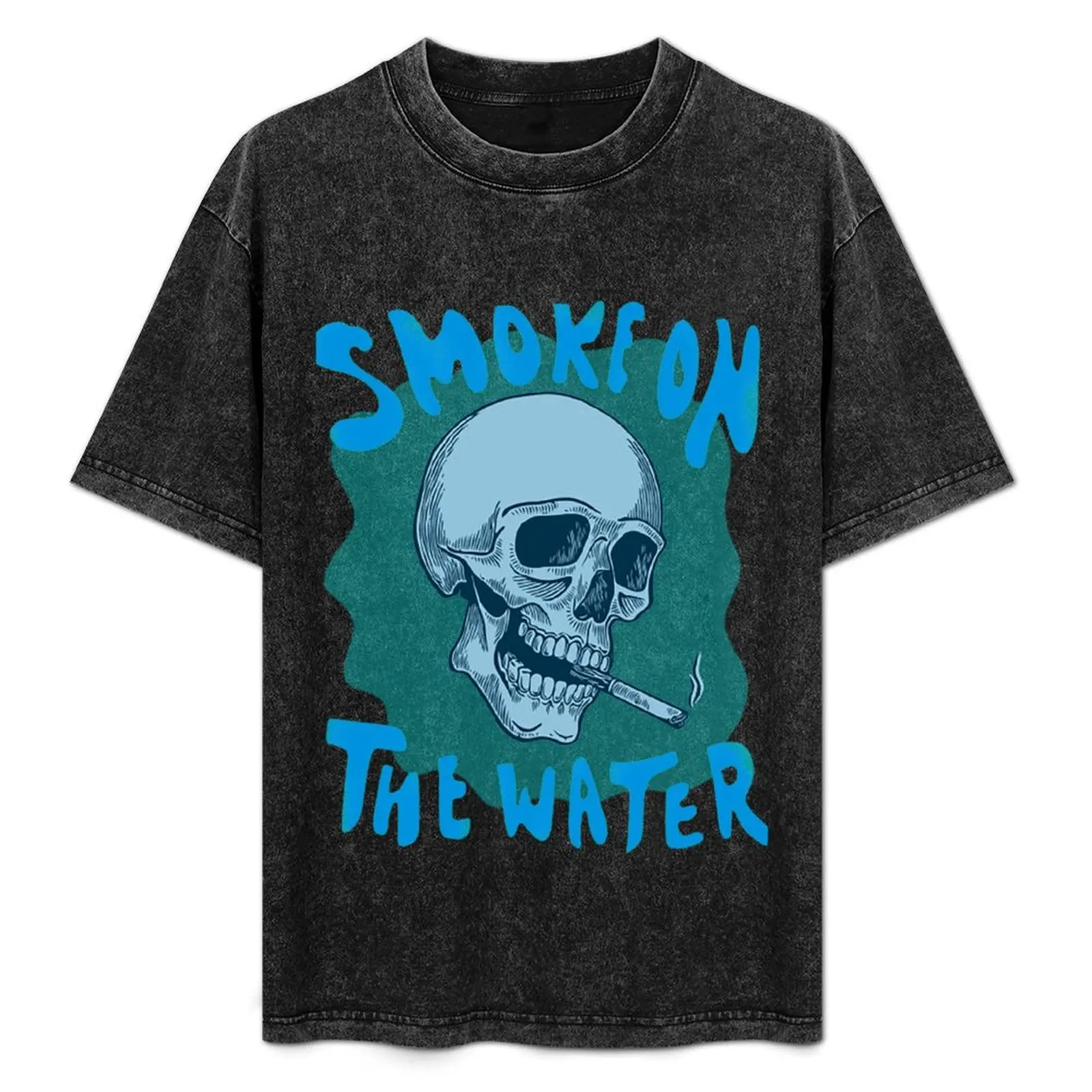 Smoke on the water T-Shirt Stylish Print Short Sleeve Tee
Smoke on the water T-Shirt Stylish Print Short Sleeve Tee