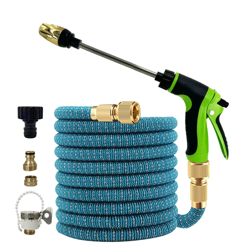 Car Wash Water Gun Hose Garden Water Hose Expandable High Pressure Reel Magic Water Pipes for Garden Farm Irrigation Car Wash
Car Wash Water Gun Hose Garden Water Hose Expandable High Pressure Reel Magic Water Pipes for Garden Farm Irrigation Car Wash 