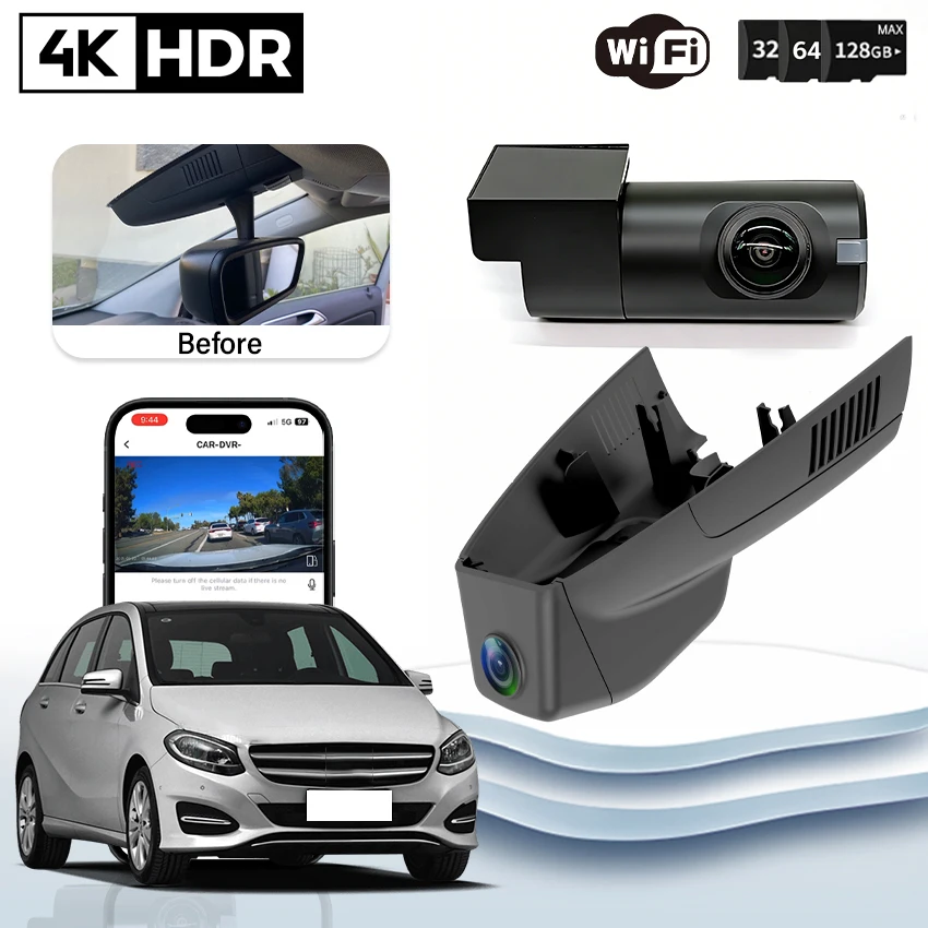 HD 4K Car Dvr for Mercedes Benz B Class w246 w247 for Mercedes Benz B180 B200 B250 B260 2011-2019 DashCam Camera Video Recorder
HD 4K Car Dvr for Mercedes Benz B Class w246 w247 for Mercedes Benz B180 B200 B250 B260 2011-2019 DashCam Camera Video Recorder