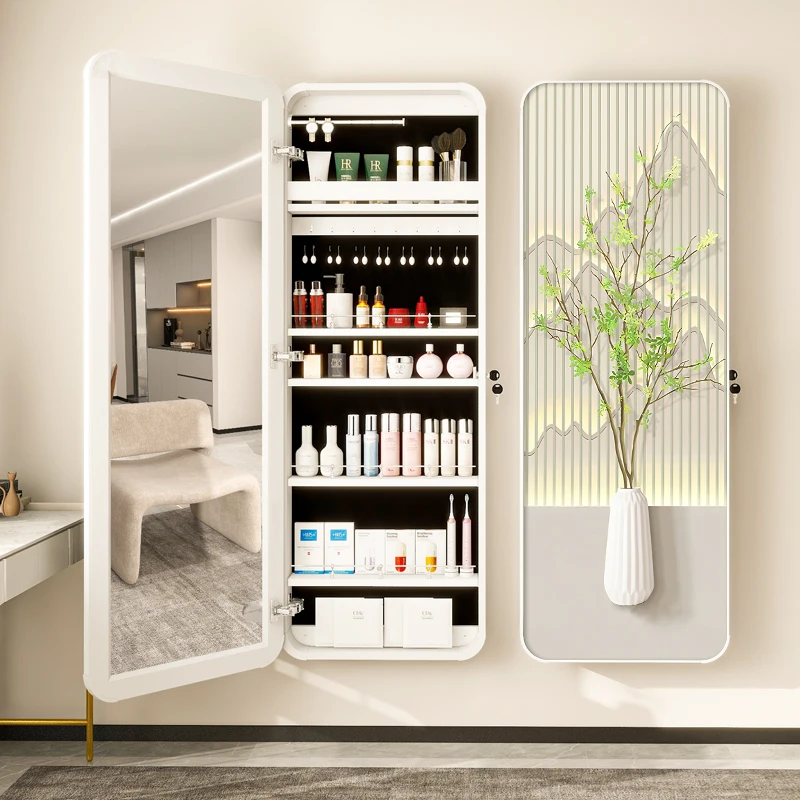 Concealed full-length mirror Multifunctional cosmetics Jewelry storage cabinet Full-body mirror Integrated wall-mounted invisibl
Concealed full-length mirror Multifunctional cosmetics Jewelry storage cabinet Full-body mirror Integrated wall-mounted invisibl
