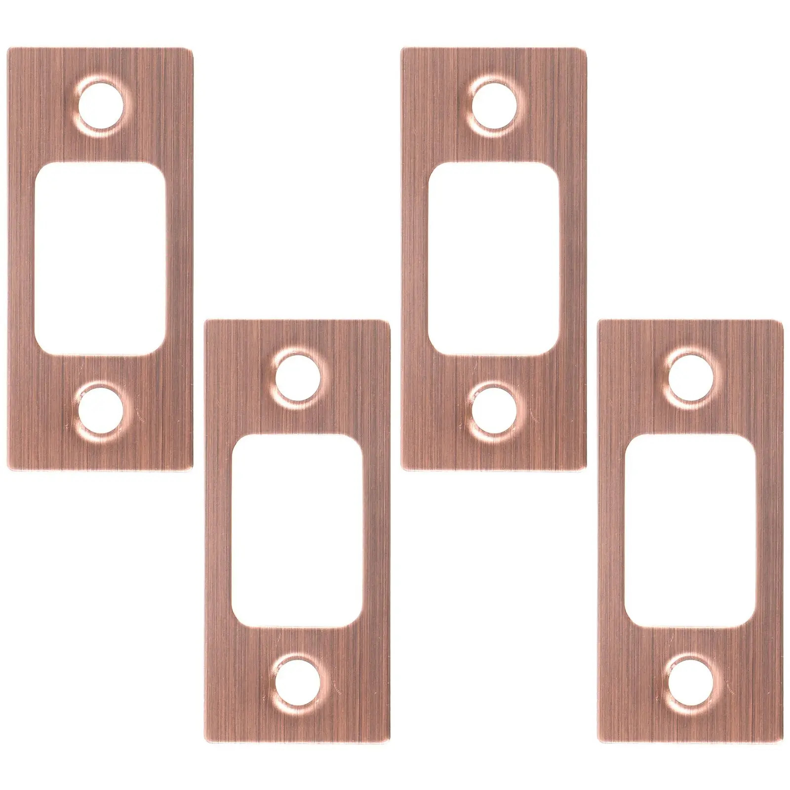 4 Pcs Door Lock Accessories Stainless Steel Reinforcement Plates Hole Cover Red Bronze Deadbolt Strike Plates Wooden Doors
4 Pcs Door Lock Accessories Stainless Steel Reinforcement Plates Hole Cover Red Bronze Deadbolt Strike Plates Wooden Doors