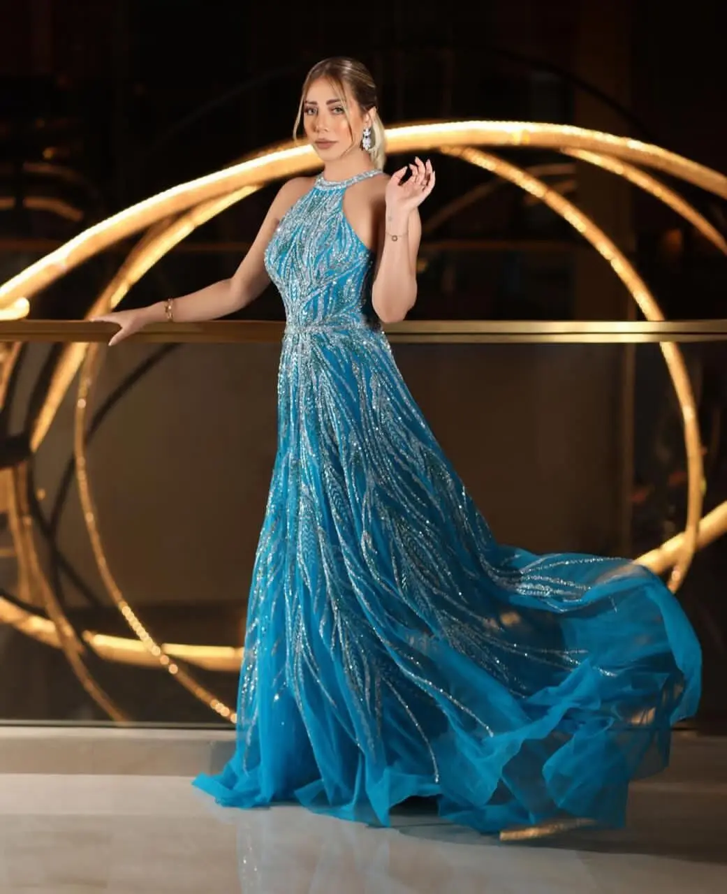 LY21 CustomizedBlue Halter Beaded فساتين السهرة vestidos de fiesta vestidos de noche فساتين سهره evening dresses
LY21 CustomizedBlue Halter Beaded فساتين السهرة vestidos de fiesta vestidos de noche فساتين سهره evening dresses