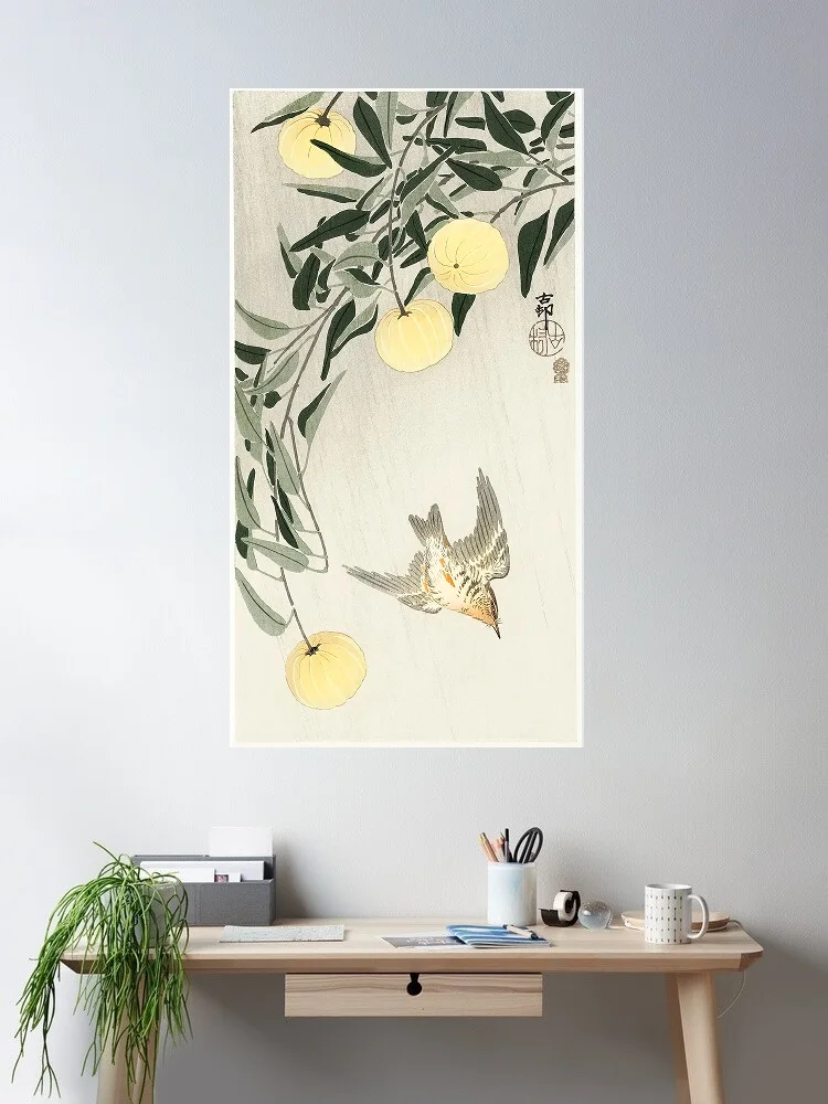 Birds on a branch (1900 - 1936) by Ohara Koson Photo, Art Print Canvas Poster, Living Room Decor, Home Wall Picture
Birds on a branch (1900 - 1936) by Ohara Koson Photo, Art Print Canvas Poster, Living Room Decor, Home Wall Picture