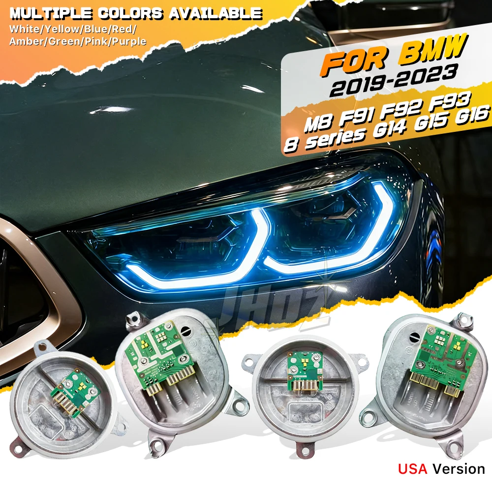 White LED Angel Eye DRL Module Board 63119498649 For BMW 8 Series M8 G14 G15 F91 F92 F93 G16 840i Daytime Running Light Yellow
White LED Angel Eye DRL Module Board 63119498649 For BMW 8 Series M8 G14 G15 F91 F92 F93 G16 840i Daytime Running Light Yellow