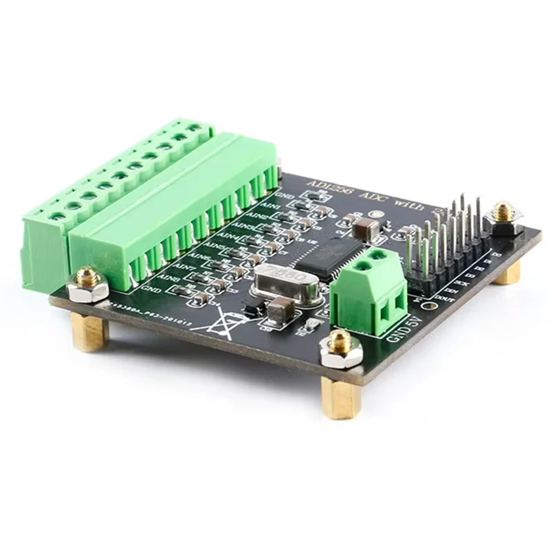 Карта сбора данных DIGIT-Data ADS1256, 24-битный АЦП, модуль платы аналого-цифрового преобразования, преобразователь высокой точности 
Карта сбора данных DIGIT-Data ADS1256, 24-битный АЦП, модуль платы аналого-цифрового преобразования, преобразователь высокой точности