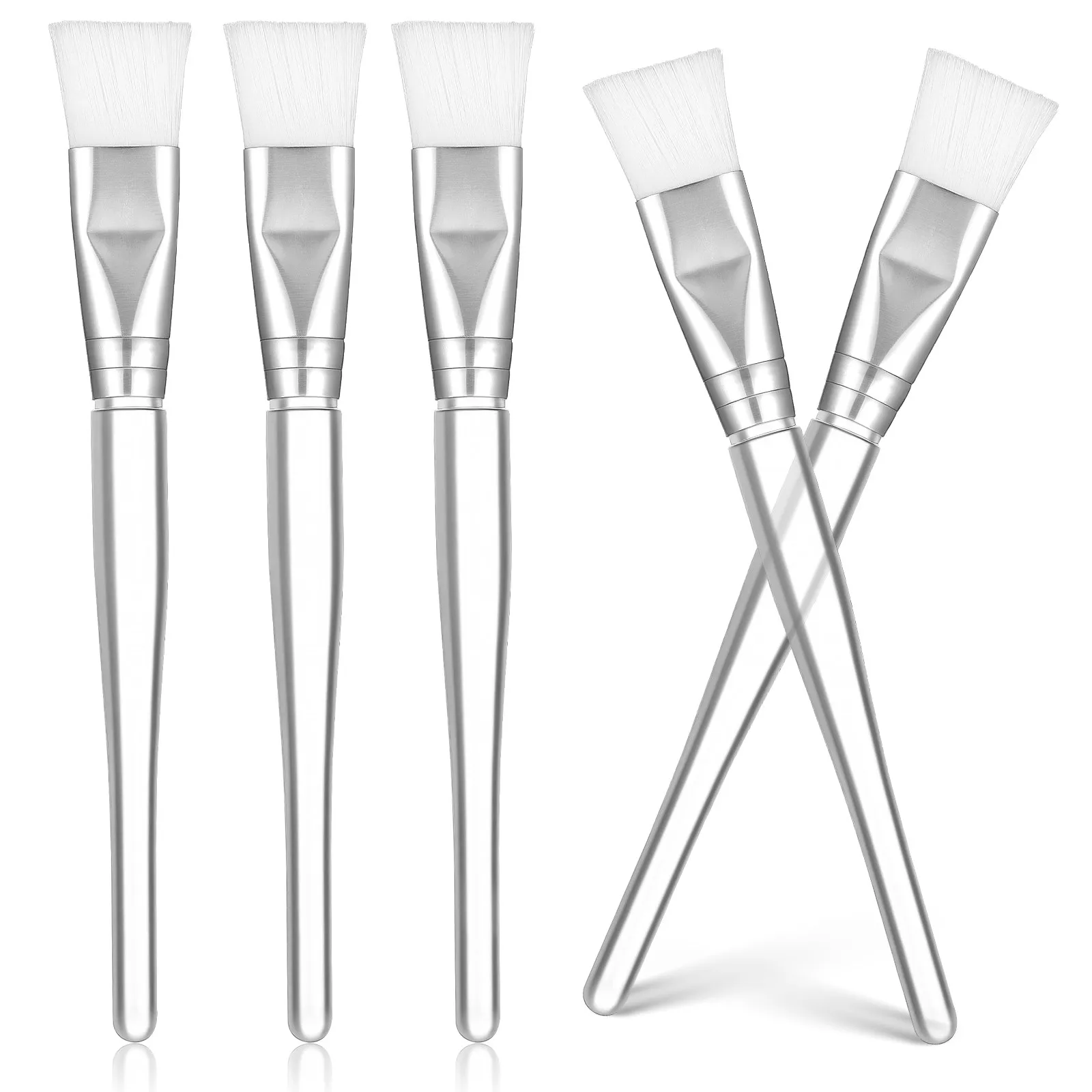 5Pcs Facial Mask Brush Set Face Mask Applicator for Mud Clay Charcoal Masks Gentle Nylon Bristles Even Application Salon Home
5Pcs Facial Mask Brush Set Face Mask Applicator for Mud Clay Charcoal Masks Gentle Nylon Bristles Even Application Salon Home