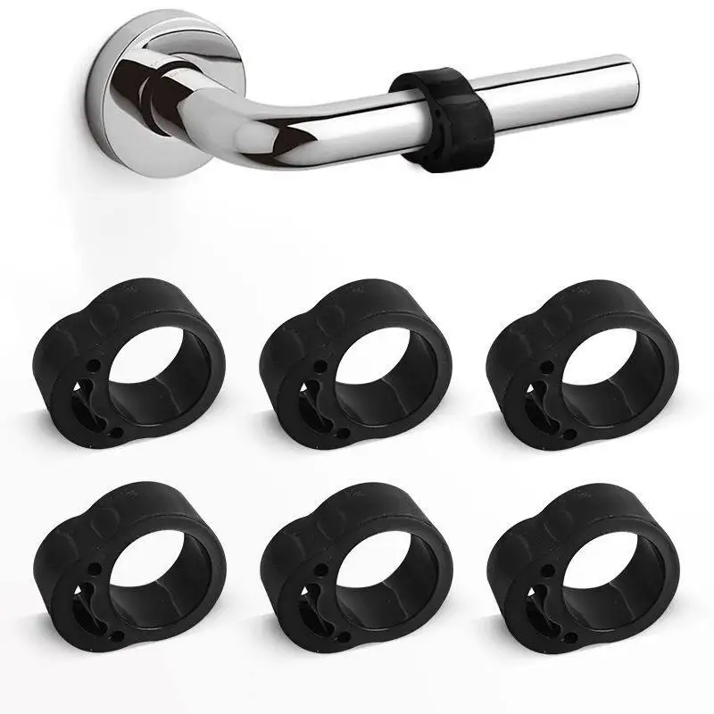 4Pcs Silent Silicone Door Handle Stopper Buffer Shock Absorbent Doorknob Bumper Wall Protection Ring for Office Furniture Decor
4Pcs Silent Silicone Door Handle Stopper Buffer Shock Absorbent Doorknob Bumper Wall Protection Ring for Office Furniture Decor