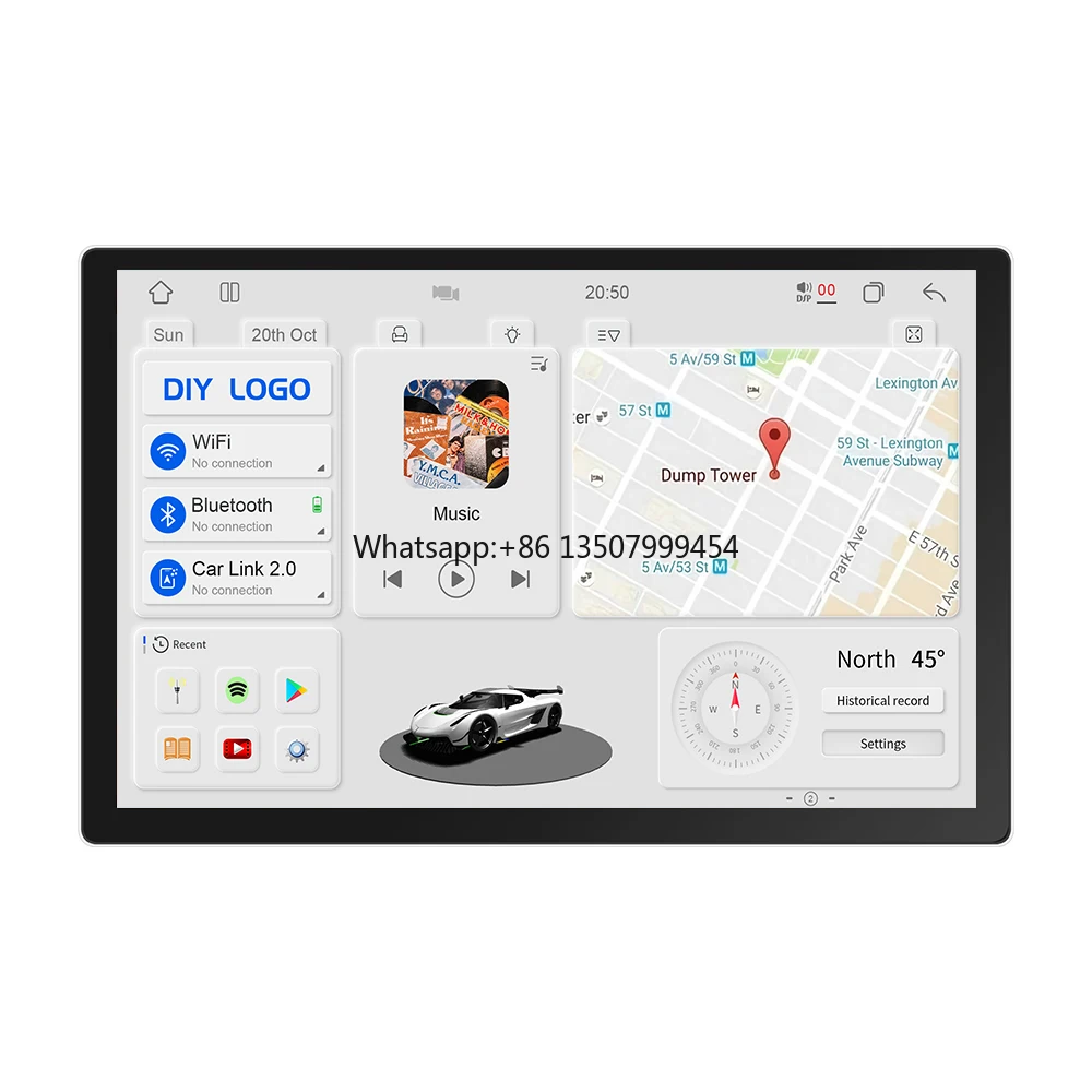 8GB+256GB 13 Inch OLED Screen GPS DSP Amplifier Reversing Aid for Android Car Radio with FM Autoradio
8GB+256GB 13 Inch OLED Screen GPS DSP Amplifier Reversing Aid for Android Car Radio with FM Autoradio
