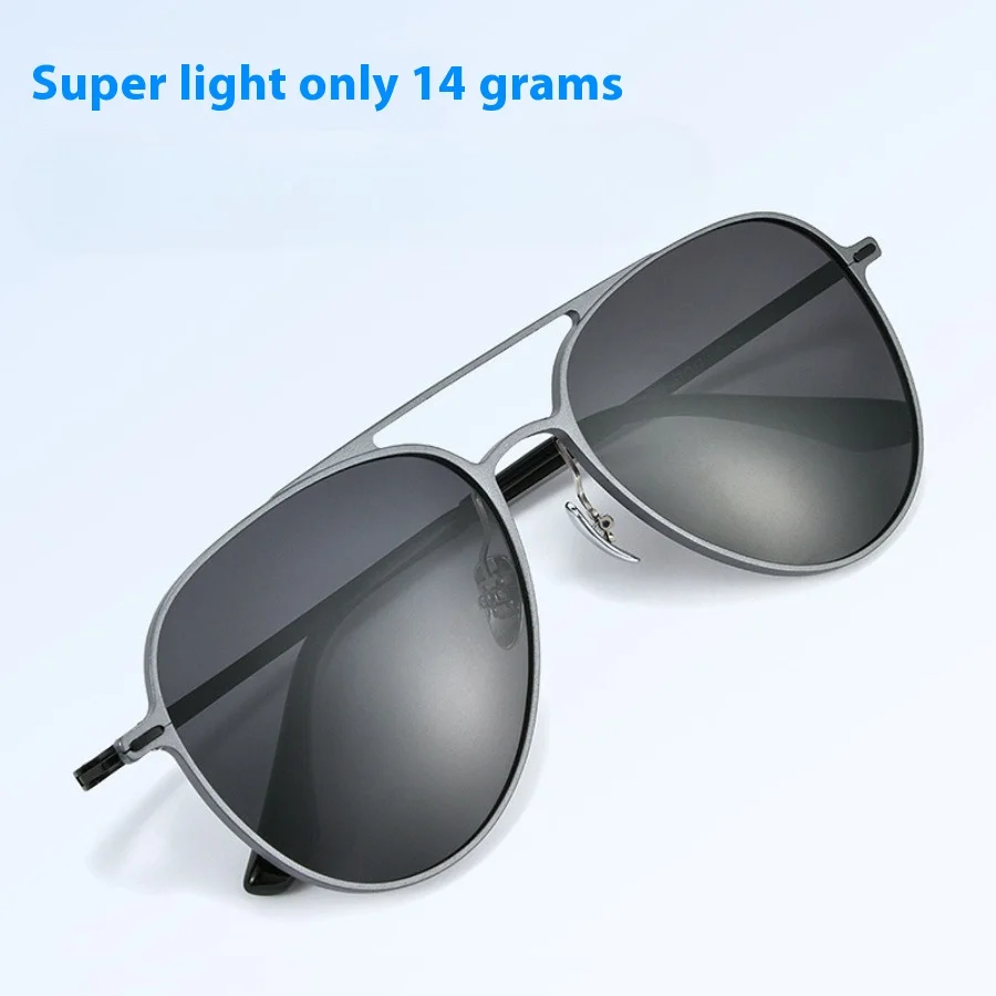 New Ultra-Light Aluminum-Magnesium Polarized Aviator Sunglasses Double Bridge Trendy Fashion Men's/Women's Eyewear
New Ultra-Light Aluminum-Magnesium Polarized Aviator Sunglasses Double Bridge Trendy Fashion Men's/Women's Eyewear
