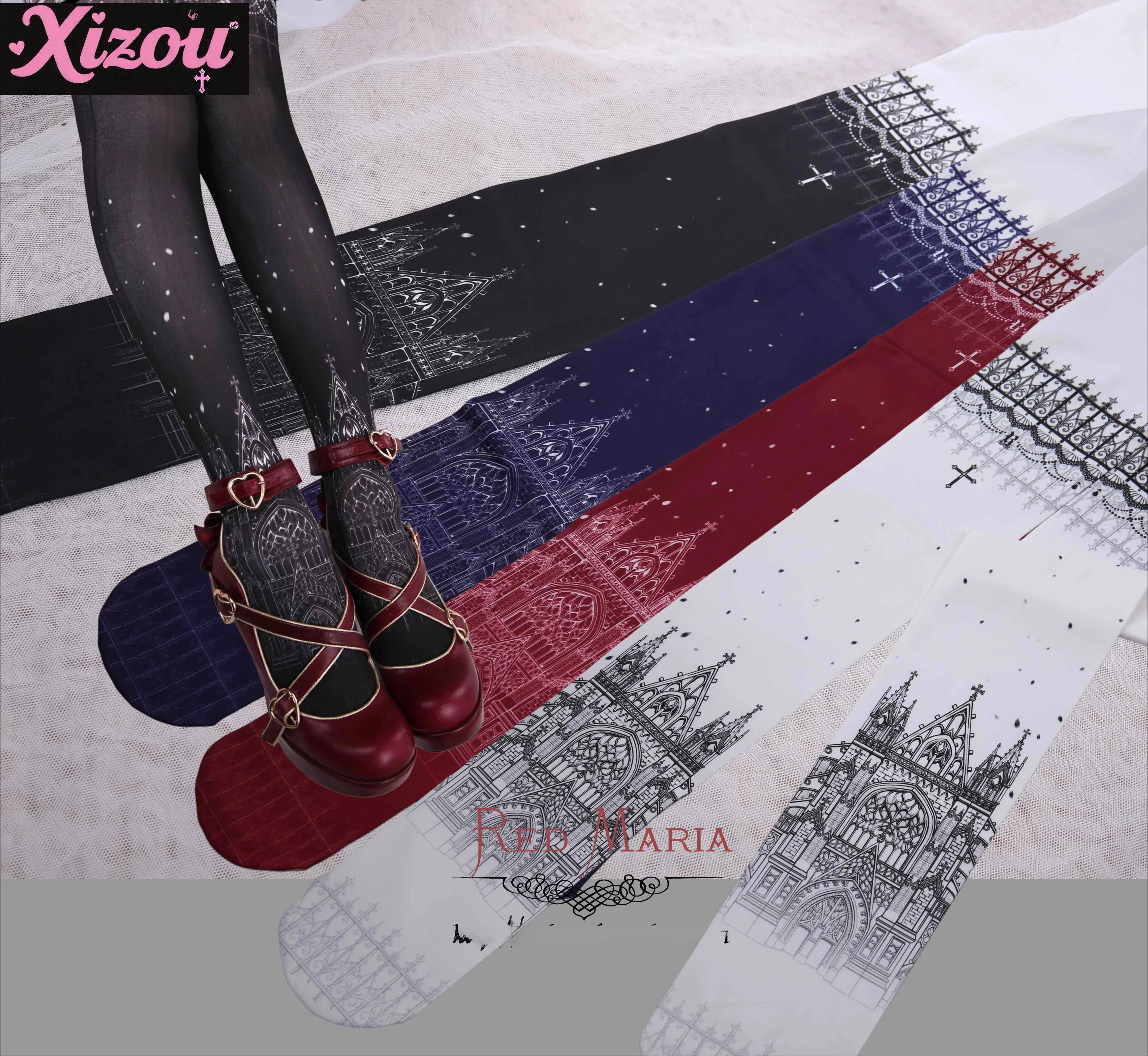 Women Original Lolita Stockings Retro Cotton Socks Female Lo Gothic Style Duplex Printing Pantyhose Sweet Tights Leggings Girls
Women Original Lolita Stockings Retro Cotton Socks Female Lo Gothic Style Duplex Printing Pantyhose Sweet Tights Leggings Girls