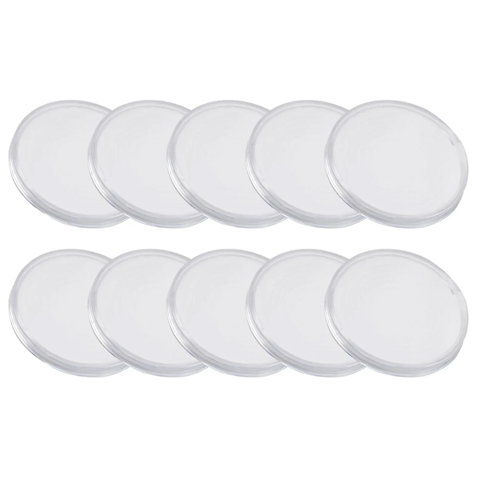 10/25pcs 46mm Transparent Plastic Coin Holder Capsule With Inner Ring Gasket Household Supplies Storage Tools Organizers
10/25pcs 46mm Transparent Plastic Coin Holder Capsule With Inner Ring Gasket Household Supplies Storage Tools Organizers