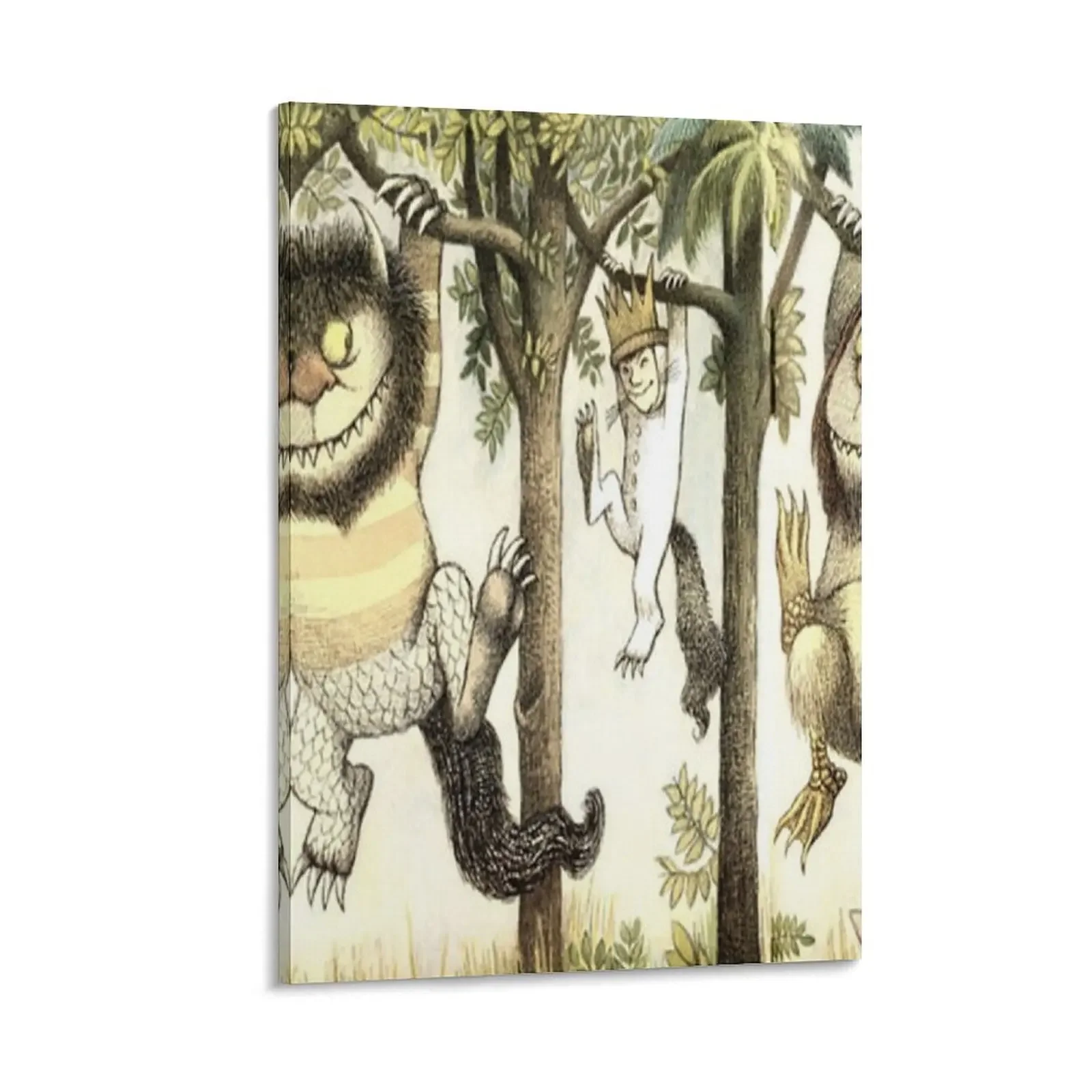 Wild Things Romp, Max Canvas Painting aesthetic room decoration stickers & posters
Wild Things Romp, Max Canvas Painting aesthetic room decoration stickers & posters