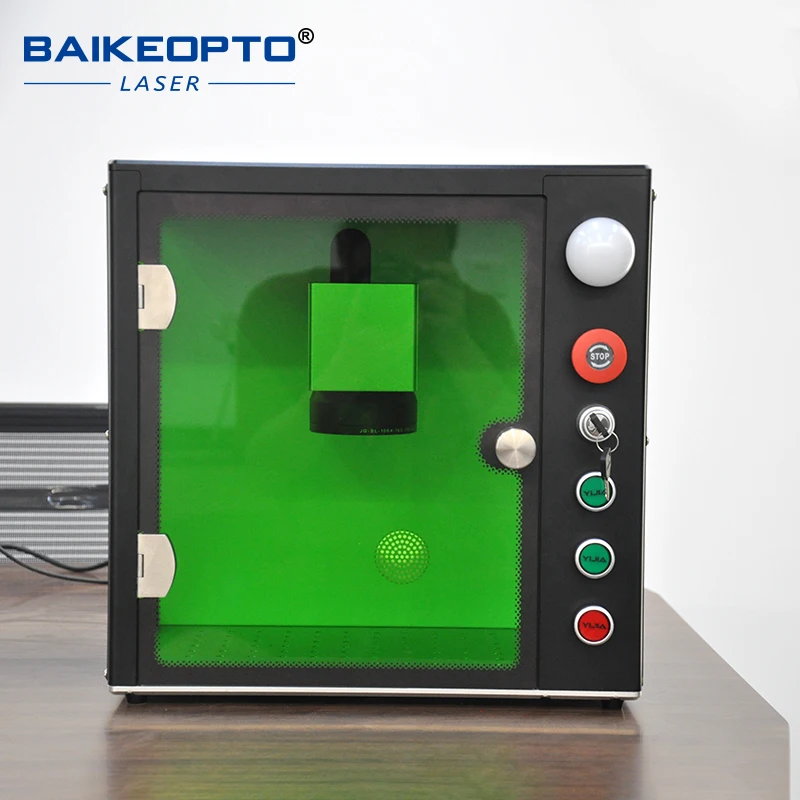BK-300SL Closed Cabinet Fiber Laser Marking Machine Raycus/MAX Source Desktop Laser Engraving Equipment for Hardware Watch Ring
BK-300SL Closed Cabinet Fiber Laser Marking Machine Raycus/MAX Source Desktop Laser Engraving Equipment for Hardware Watch Ring
