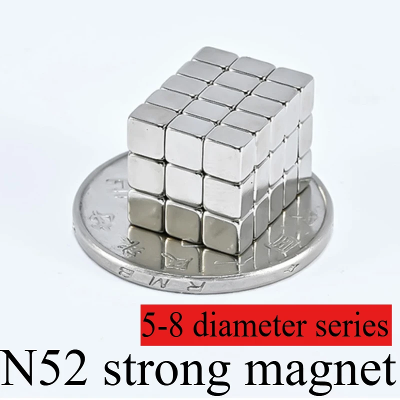 10pcs/lot N52 square strong magent with a diameter of 5-8mm, suitable for refrigerators, offices, and handheld devices.
10pcs/lot N52 square strong magent with a diameter of 5-8mm, suitable for refrigerators, offices, and handheld devices.