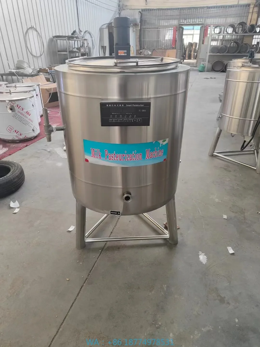 Milk Pasteurization Machine Pasteurizer with Cooler System50L Heating & Cooling Functions
Milk Pasteurization Machine Pasteurizer with Cooler System50L Heating & Cooling Functions