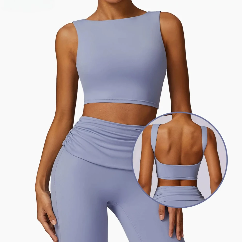 High Strength Sports Bra Shockproof Crop Top Anti-sweat Fitness Vest Women Yoga Bra Backless Push Up Gym Workout Sports Top
High Strength Sports Bra Shockproof Crop Top Anti-sweat Fitness Vest Women Yoga Bra Backless Push Up Gym Workout Sports Top