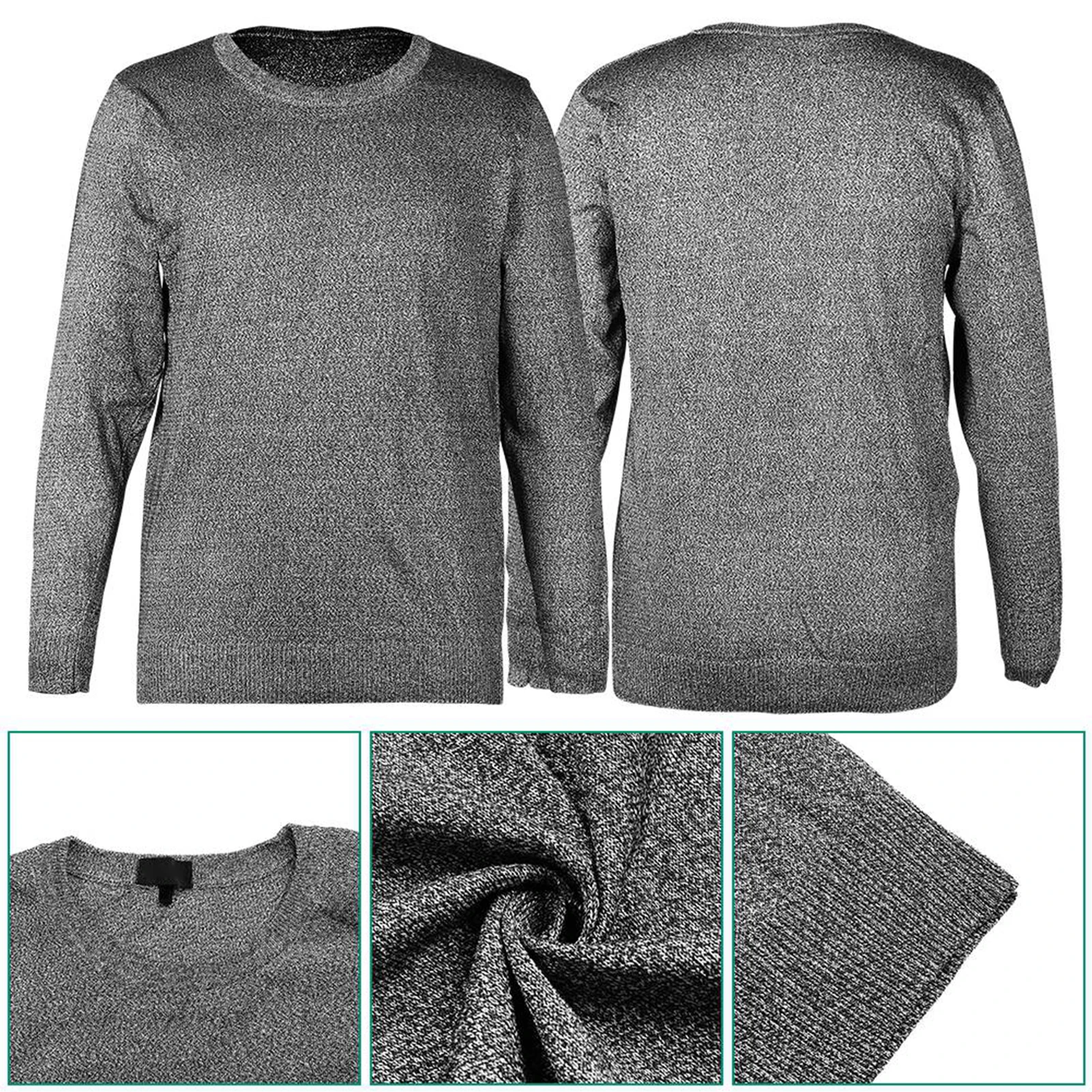Round Neck Long Sleeve Cut Resistant Anti Slash Clothes Level 5 Protective Equipment Round Neck Long Sleeve Cut Resistant Shirt
Round Neck Long Sleeve Cut Resistant Anti Slash Clothes Level 5 Protective Equipment Round Neck Long Sleeve Cut Resistant Shirt