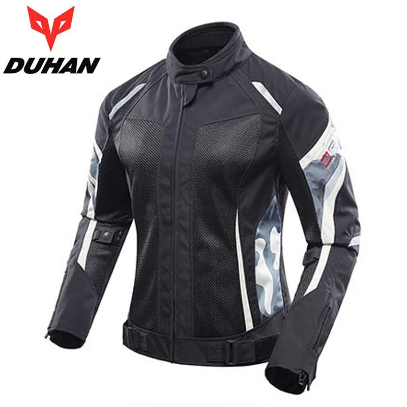 Women 's Mesh Motorcycle Jacket Summer DUHAN Breathable Motocross Coat CE Protector Moto Biker Jackets
Women 's Mesh Motorcycle Jacket Summer DUHAN Breathable Motocross Coat CE Protector Moto Biker Jackets