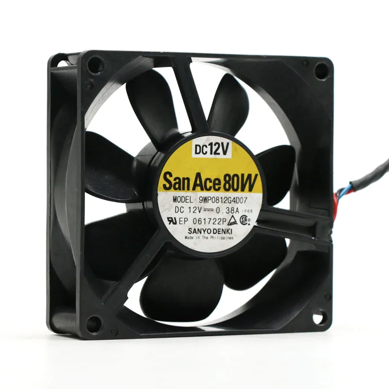 SANYO DENKI 9WP0812G4D07 IP68 DC 12 В 0,38 А 80x80x25 мм 3-проводной охлаждающий вентилятор
SANYO DENKI 9WP0812G4D07 IP68 DC 12 В 0,38 А 80x80x25 мм 3-проводной охлаждающий вентилятор