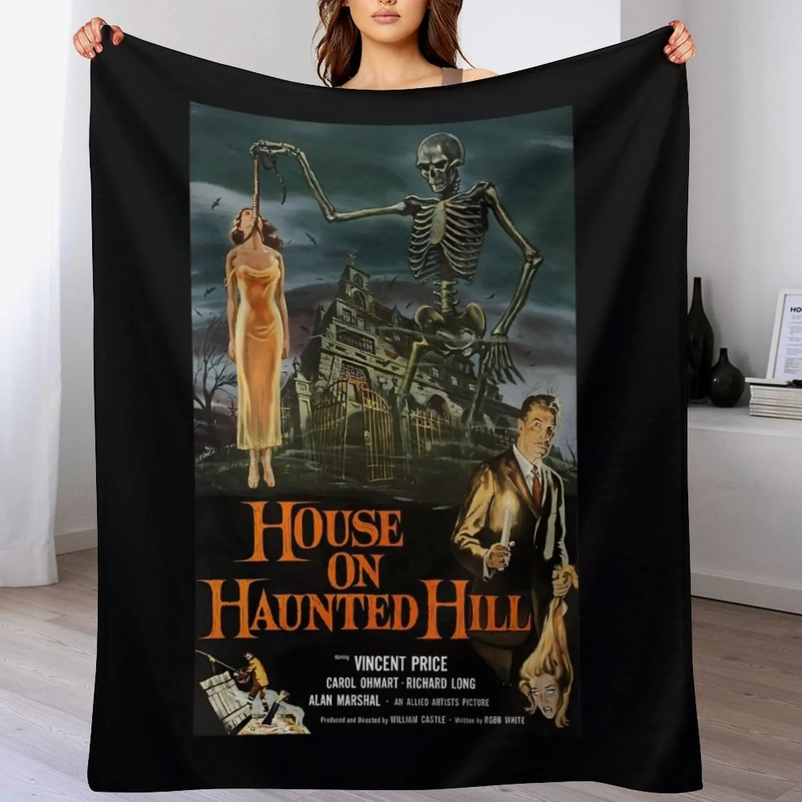 House on Haunted Hill - Vincent Price \t Throw Blanket Custom cosplay anime Soft Plaid sofa bed Blankets
House on Haunted Hill - Vincent Price \t Throw Blanket Custom cosplay anime Soft Plaid sofa bed Blankets