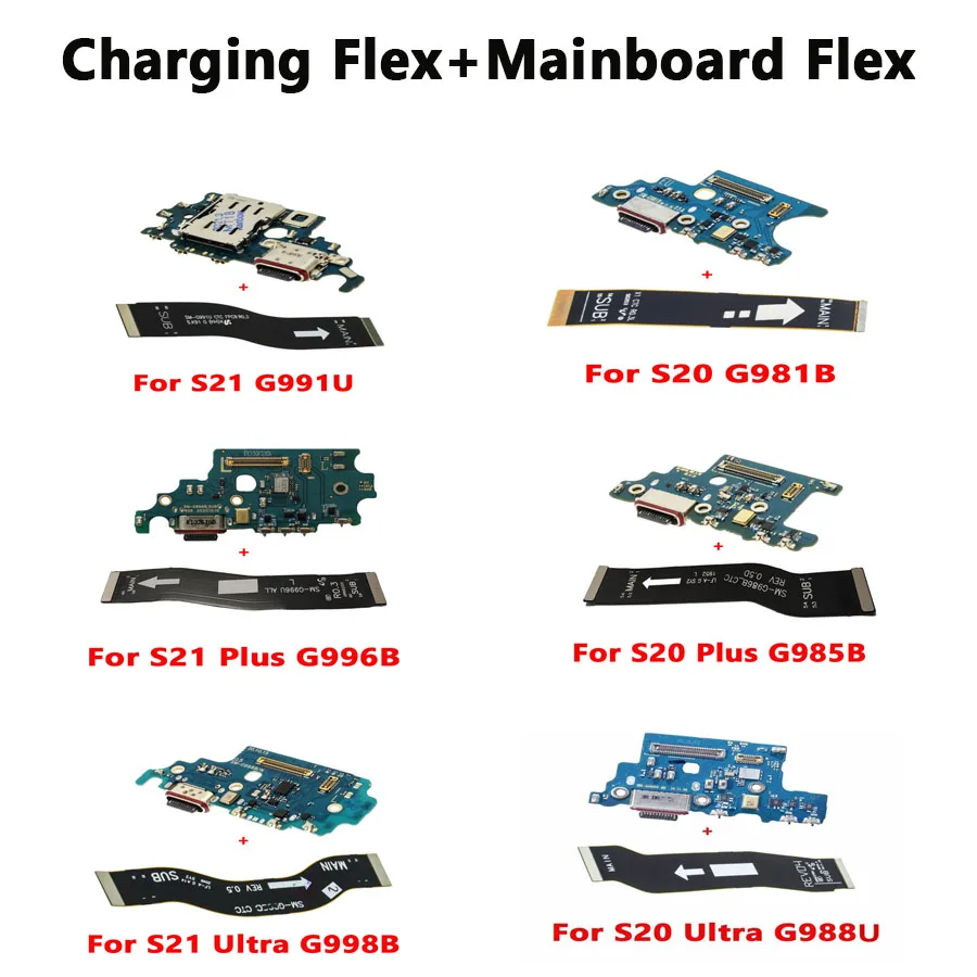 Charging Port Board For Samsung S20 S21 Plus Ultra G981B G985B 988B G981 G991U Fast Charger Motherboard Connect USB Flex Cable
Charging Port Board For Samsung S20 S21 Plus Ultra G981B G985B 988B G981 G991U Fast Charger Motherboard Connect USB Flex Cable