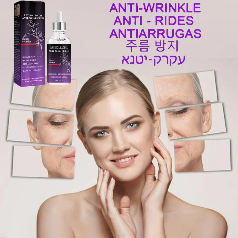 Anti Aging Face Serum Collagen Wrinkle Removal Hyaluronic Acid Forehead Fine Lines Lifting Facial Serum Skin Care Beauty
Anti Aging Face Serum Collagen Wrinkle Removal Hyaluronic Acid Forehead Fine Lines Lifting Facial Serum Skin Care Beauty