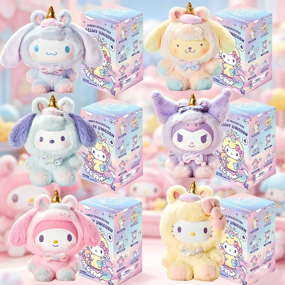 IN Stock Sanrio Dream Unicorn Series Vinyl Plush Blind Box Cute Cartoon Hello Kitty Kuromi Pendants Girl Bag Ornament Toy Gifts
IN Stock Sanrio Dream Unicorn Series Vinyl Plush Blind Box Cute Cartoon Hello Kitty Kuromi Pendants Girl Bag Ornament Toy Gifts