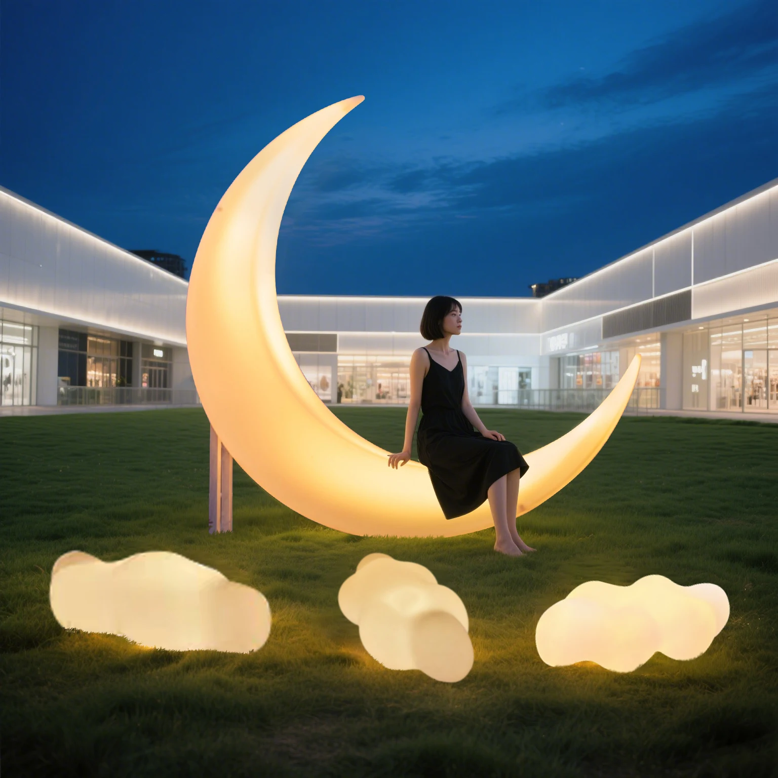 Large 2-meter luminous moon lamp outdoor shopping mall hotel decoration cloud lamp landscape atmosphere mushroom cloud chair
Large 2-meter luminous moon lamp outdoor shopping mall hotel decoration cloud lamp landscape atmosphere mushroom cloud chair