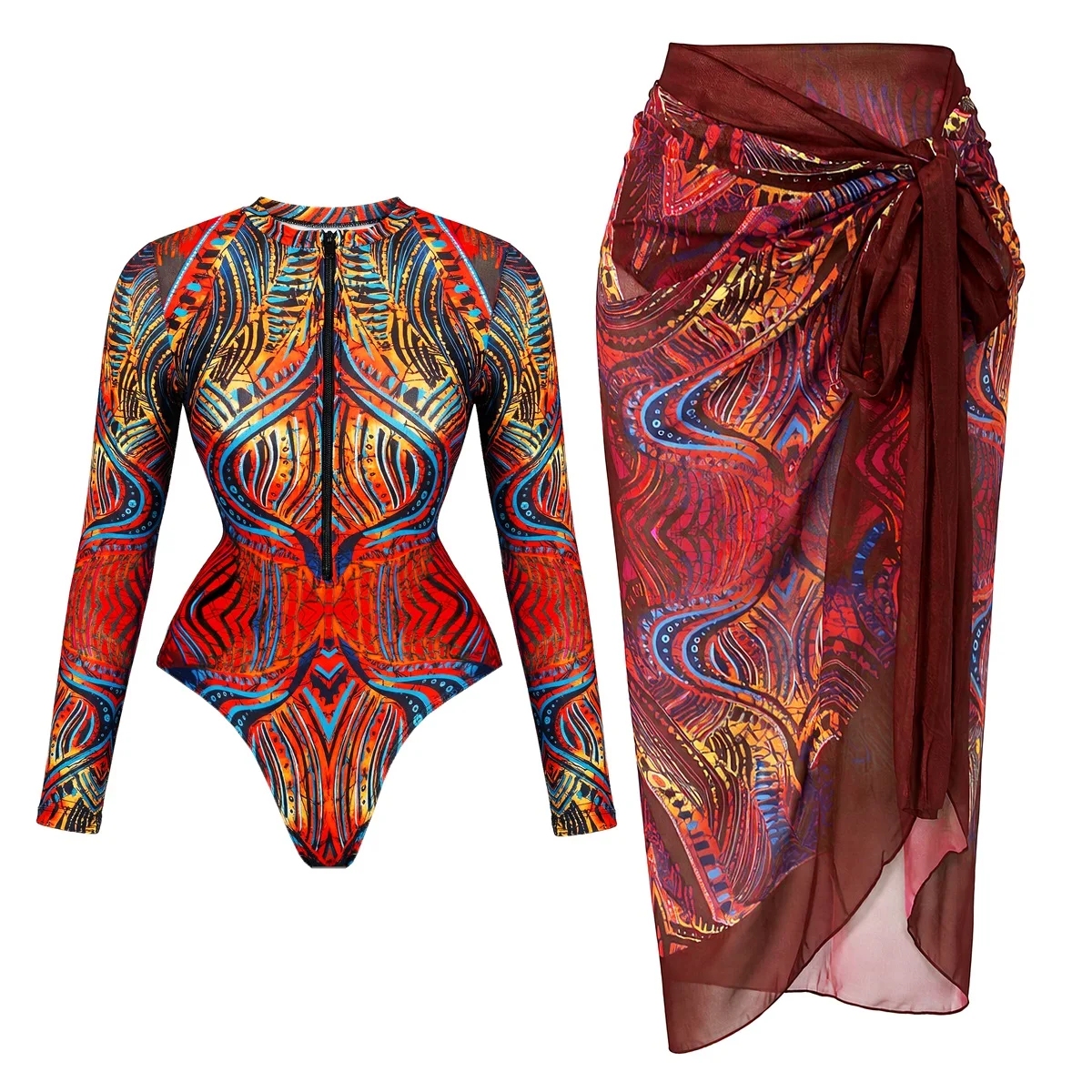 Printed Long Sleeve Swimsuit Sexy Bikini Women Swimwear 2XL Swim Suit Female Surf Bathingsuit Zipper Bodysuit Beachwear Biquini
Printed Long Sleeve Swimsuit Sexy Bikini Women Swimwear 2XL Swim Suit Female Surf Bathingsuit Zipper Bodysuit Beachwear Biquini