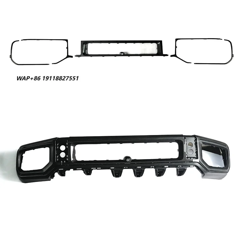 W465 G63 2025+ Carbon Front Bumper Lower Grille Frame & Light Frame for W465 Exterior Parts Front Bumper Decorate Parts
W465 G63 2025+ Carbon Front Bumper Lower Grille Frame & Light Frame for W465 Exterior Parts Front Bumper Decorate Parts