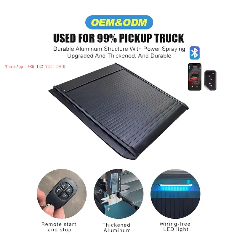 This best-selling remote-controlled waterproof electric roller shutter door is designed specifically for the cargo bed of the NP
This best-selling remote-controlled waterproof electric roller shutter door is designed specifically for the cargo bed of the NP
