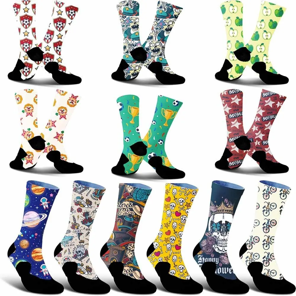 Creative retro style skeleton pattern sports cycling socks, fashionable trend, unisex, sweat absorbing, durable, bicycle gift
Creative retro style skeleton pattern sports cycling socks, fashionable trend, unisex, sweat absorbing, durable, bicycle gift