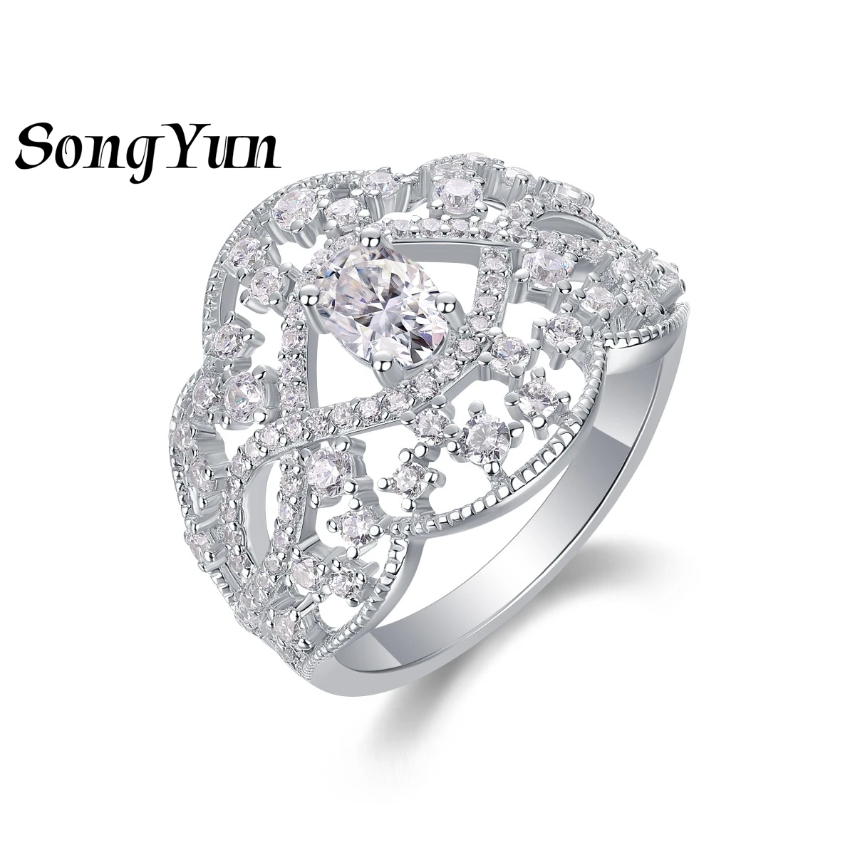 SongYun Designer Jewelry 925 Silver Stackable Ring Moissanite Stackable Ring Engagement for Wife Rhodium Non Tarnish
SongYun Designer Jewelry 925 Silver Stackable Ring Moissanite Stackable Ring Engagement for Wife Rhodium Non Tarnish