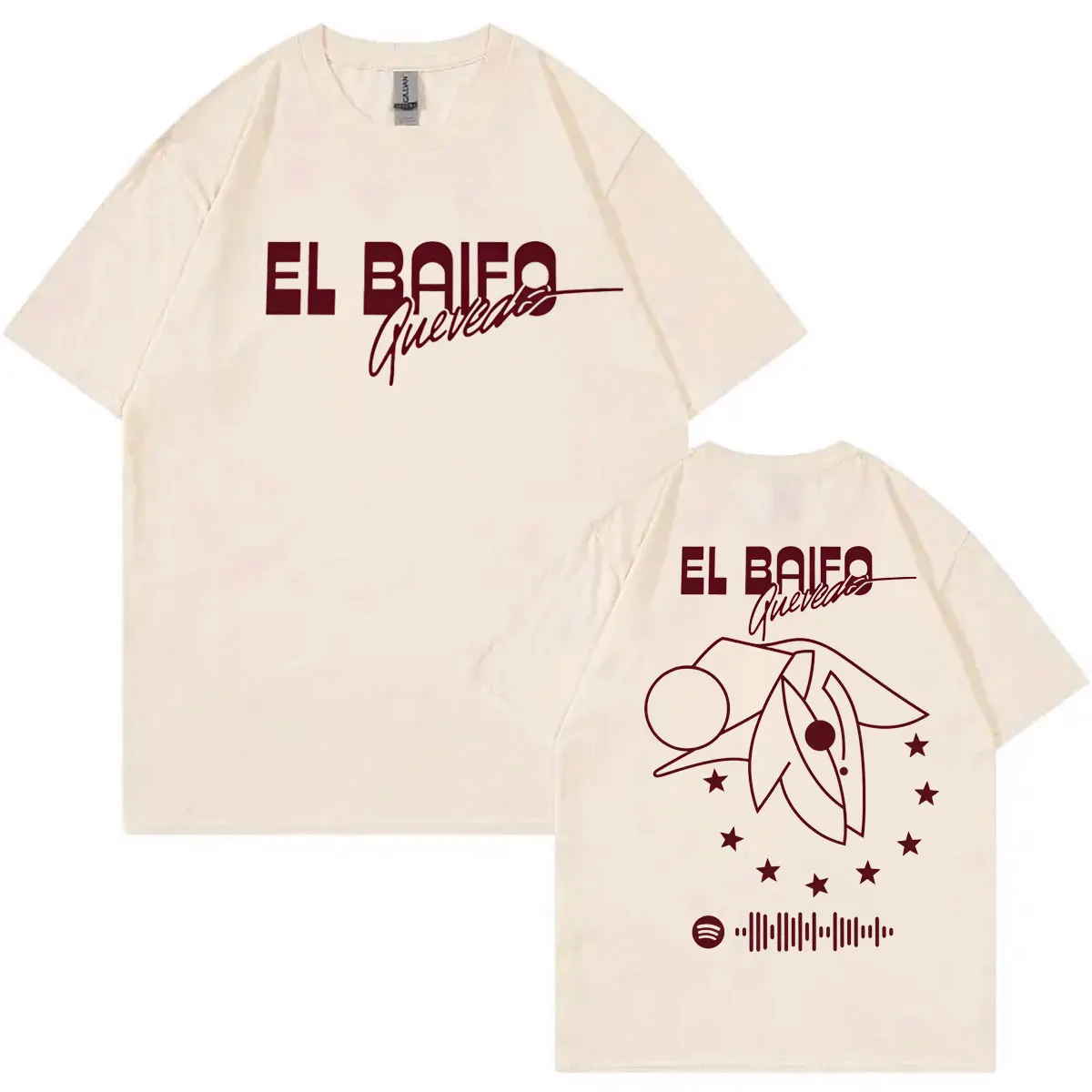 Rapper Quevedo El Baifo Double Sided Print T Shirt Harajuku Hip Hop Short Sleeve T-shirt Men Women Casual Fashion Loose T-shirts
Rapper Quevedo El Baifo Double Sided Print T Shirt Harajuku Hip Hop Short Sleeve T-shirt Men Women Casual Fashion Loose T-shirts