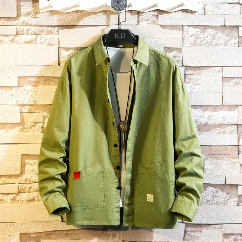 Casual Long Sleeve Shirt Men's Streetwear Fashion Blouse Streetdress Hombre Male Clothing Summer Camisa Men's Shirts New Youth
Casual Long Sleeve Shirt Men's Streetwear Fashion Blouse Streetdress Hombre Male Clothing Summer Camisa Men's Shirts New Youth