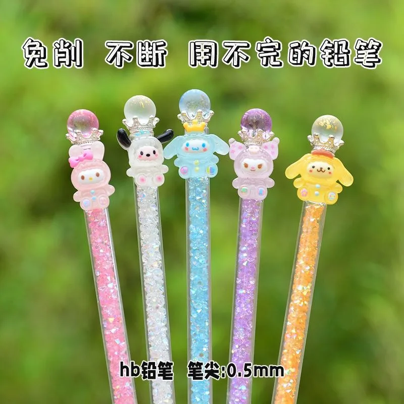 Sanrio My Melody Kuromi Japanese Cartoon Cute HB Automatic Pencil Ins High-value Creative Portable Learning Stationery
Sanrio My Melody Kuromi Japanese Cartoon Cute HB Automatic Pencil Ins High-value Creative Portable Learning Stationery