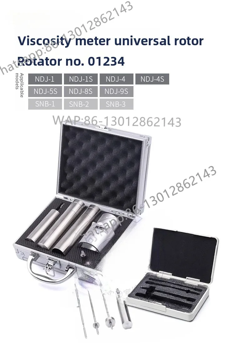 Viscometer Rotor Set No. 1234 No. 0 Digital Display Rotary NDJ - 1/4/5 S/8S/9 Viscometer
Viscometer Rotor Set No. 1234 No. 0 Digital Display Rotary NDJ - 1/4/5 S/8S/9 Viscometer
