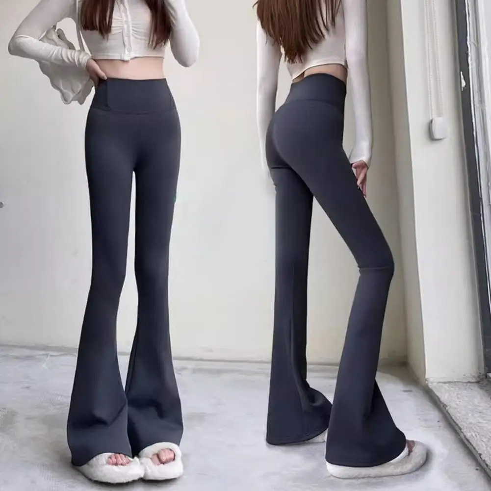 Women Pants High Waist Butt-lifted Skinny Trousers Flared Hem Full Length Casual Yoga Long Trousers Winter Thermal Warm Pants
Women Pants High Waist Butt-lifted Skinny Trousers Flared Hem Full Length Casual Yoga Long Trousers Winter Thermal Warm Pants