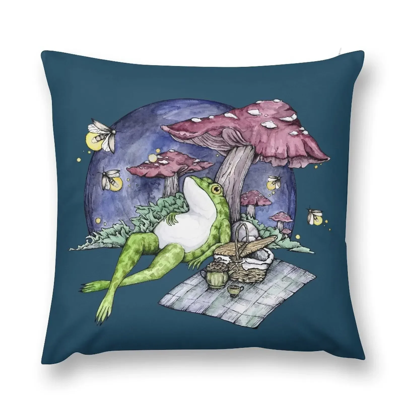 Summer Night Picnic Frog Throw Pillow Pillowcase Room decorating items Pillow Case Christmas Pillowcase Cushion pillow
Summer Night Picnic Frog Throw Pillow Pillowcase Room decorating items Pillow Case Christmas Pillowcase Cushion pillow