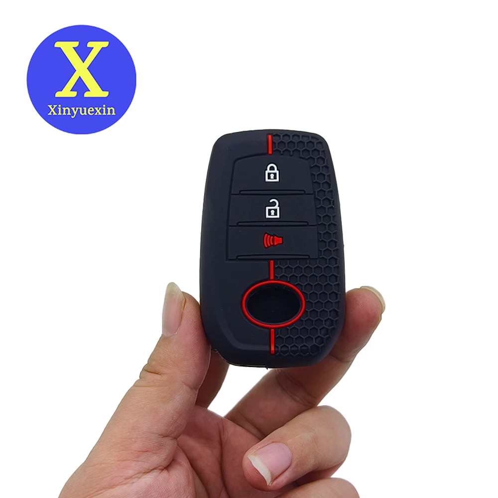 Xinyuexin Silicone Car Key Cover Case for Toyota Sienna Mirai Hilux Venza Harrier Tundra RAV4 Prime Alphard 3 Buttons
Xinyuexin Silicone Car Key Cover Case for Toyota Sienna Mirai Hilux Venza Harrier Tundra RAV4 Prime Alphard 3 Buttons