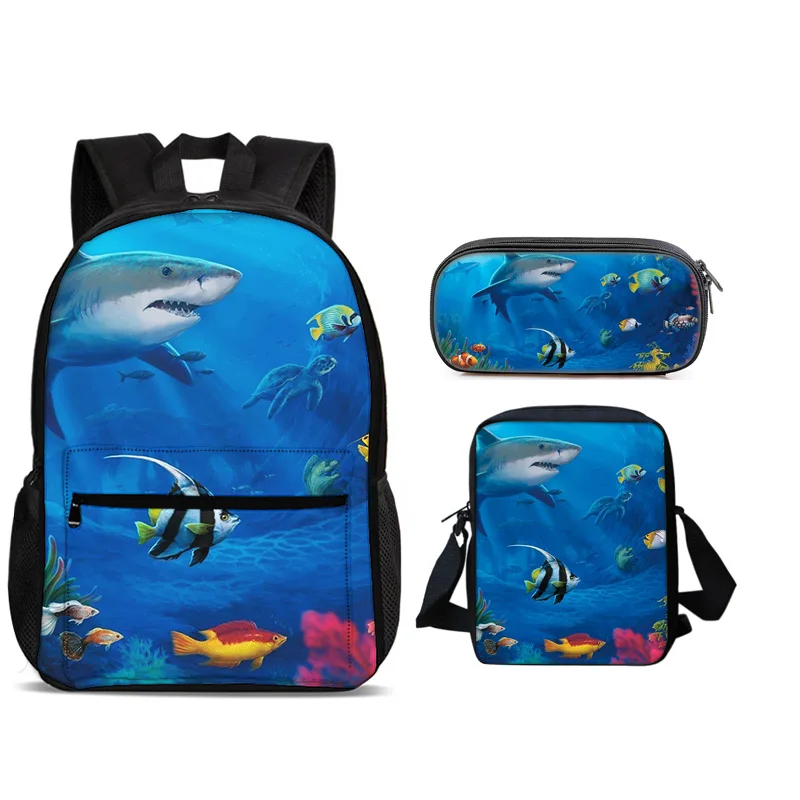 Underwater World Backpack Pen Bag Shoulder Bag 3pcs Set Versatile Cartoon Large Capacity Boy and Girl School Birthday Best Gift
Underwater World Backpack Pen Bag Shoulder Bag 3pcs Set Versatile Cartoon Large Capacity Boy and Girl School Birthday Best Gift
