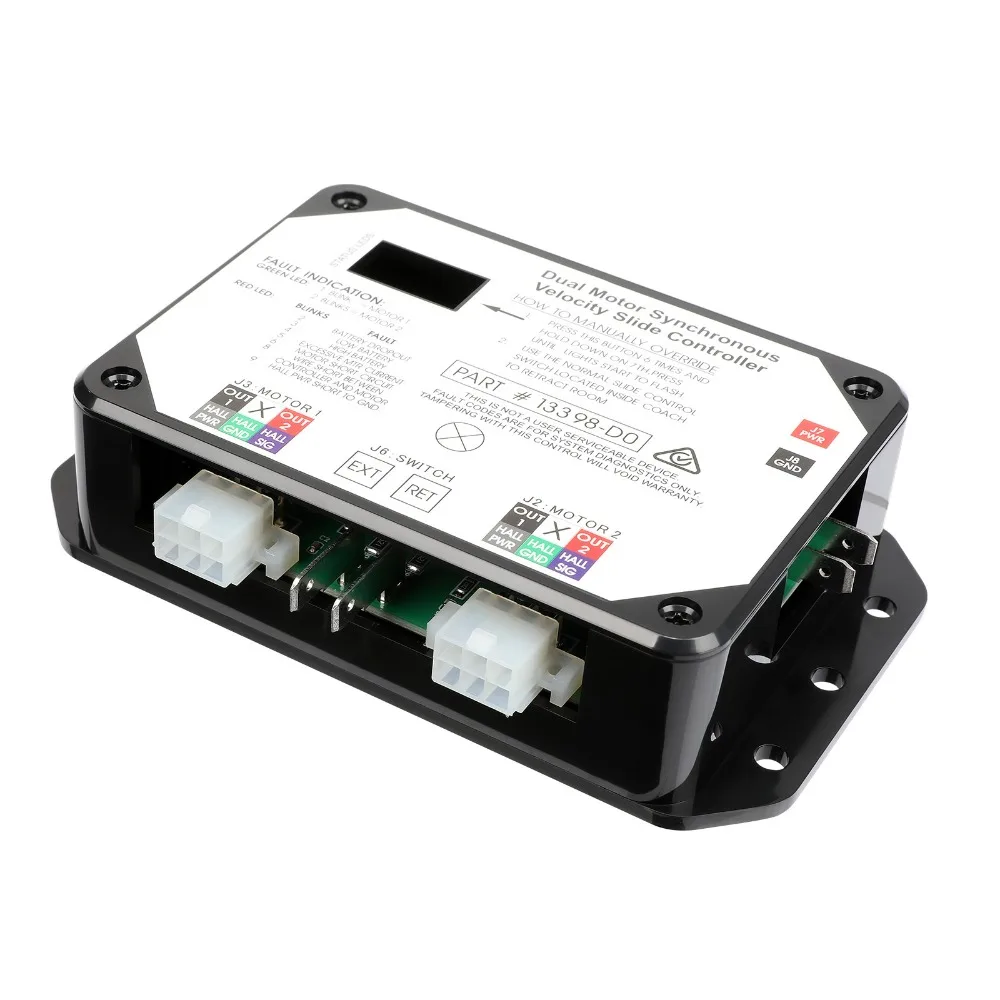 For Lippert 13398-D0 Dual Motor Synchronous Velocity Slide Controller V-Sync II
For Lippert 13398-D0 Dual Motor Synchronous Velocity Slide Controller V-Sync II