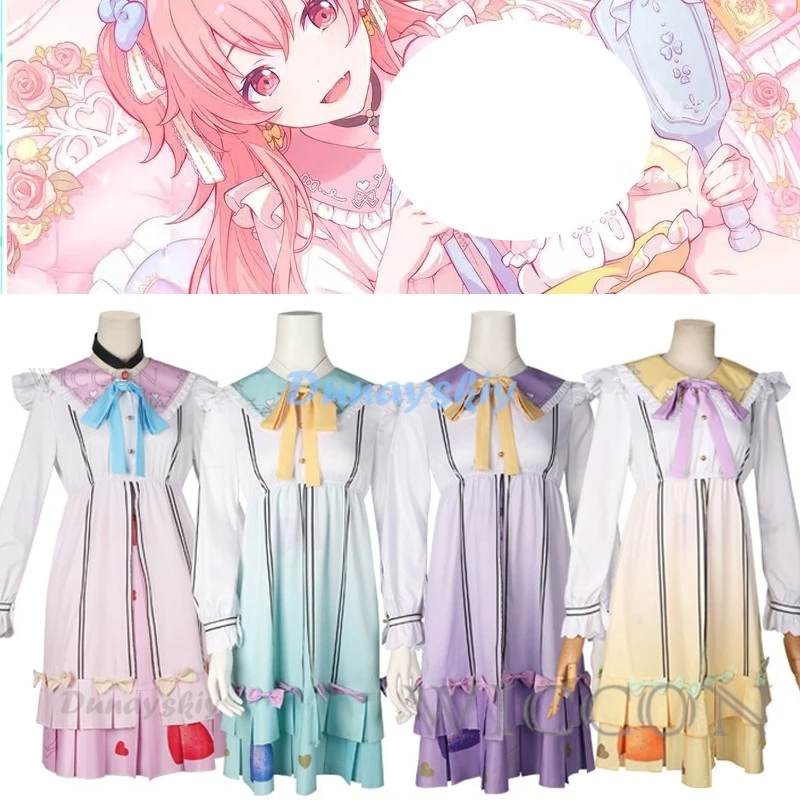 Project Sekai Hanasato Minori Cosplay Dress Project Sekai Colorful Stage Costume Lolita Girls Sailor Colar Ruffle Nightdress
Project Sekai Hanasato Minori Cosplay Dress Project Sekai Colorful Stage Costume Lolita Girls Sailor Colar Ruffle Nightdress