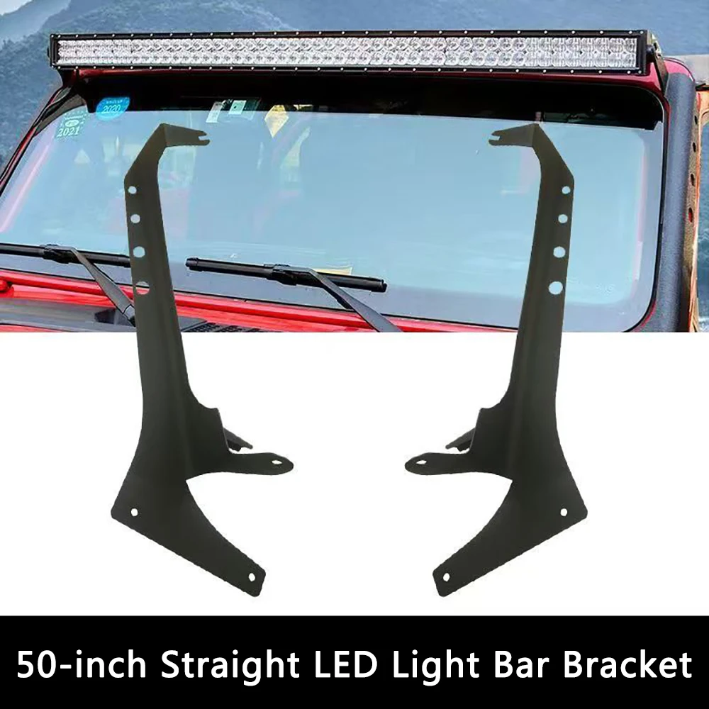Lantsun JL1181 50-inch Straight LED Light Bar Bracket with A-holder Steel Windshield Work Light Holder for Jeep for Wrangler JL
Lantsun JL1181 50-inch Straight LED Light Bar Bracket with A-holder Steel Windshield Work Light Holder for Jeep for Wrangler JL