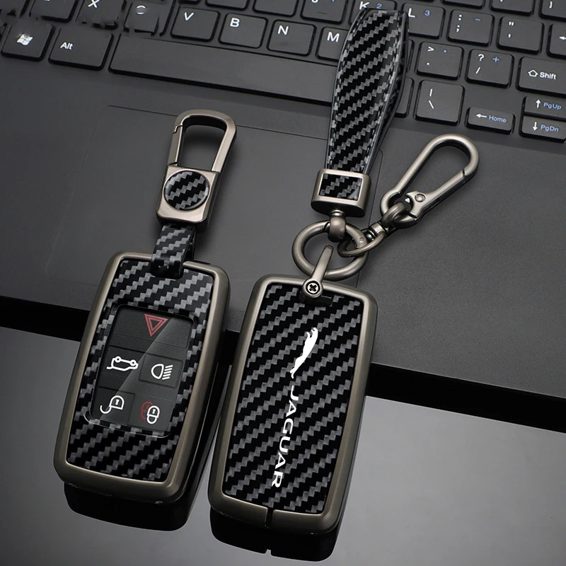 Alloy Car Remote Key Case Cover Protector For Jaguar XEL E-PACE 2019 For Jaguar XE E-Pace XF XJ C-X16 V12 XJL F-TYPE Keychain
Alloy Car Remote Key Case Cover Protector For Jaguar XEL E-PACE 2019 For Jaguar XE E-Pace XF XJ C-X16 V12 XJL F-TYPE Keychain