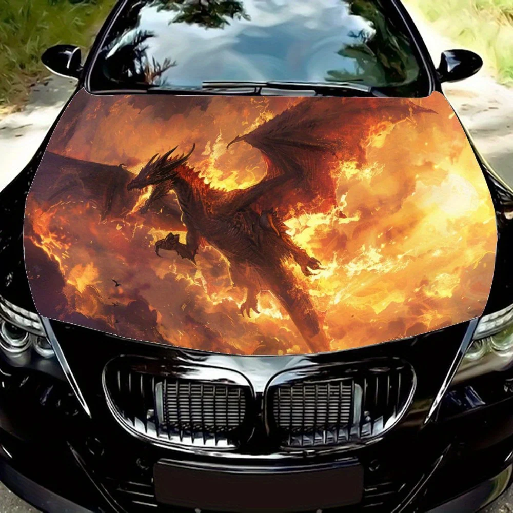 Mythical Dragon Flies Over Fire Car Hood Wrap Color Vinyl Sticker Truck Graphic Bonnet Auto Accessories Decoration Decal Gift
Mythical Dragon Flies Over Fire Car Hood Wrap Color Vinyl Sticker Truck Graphic Bonnet Auto Accessories Decoration Decal Gift