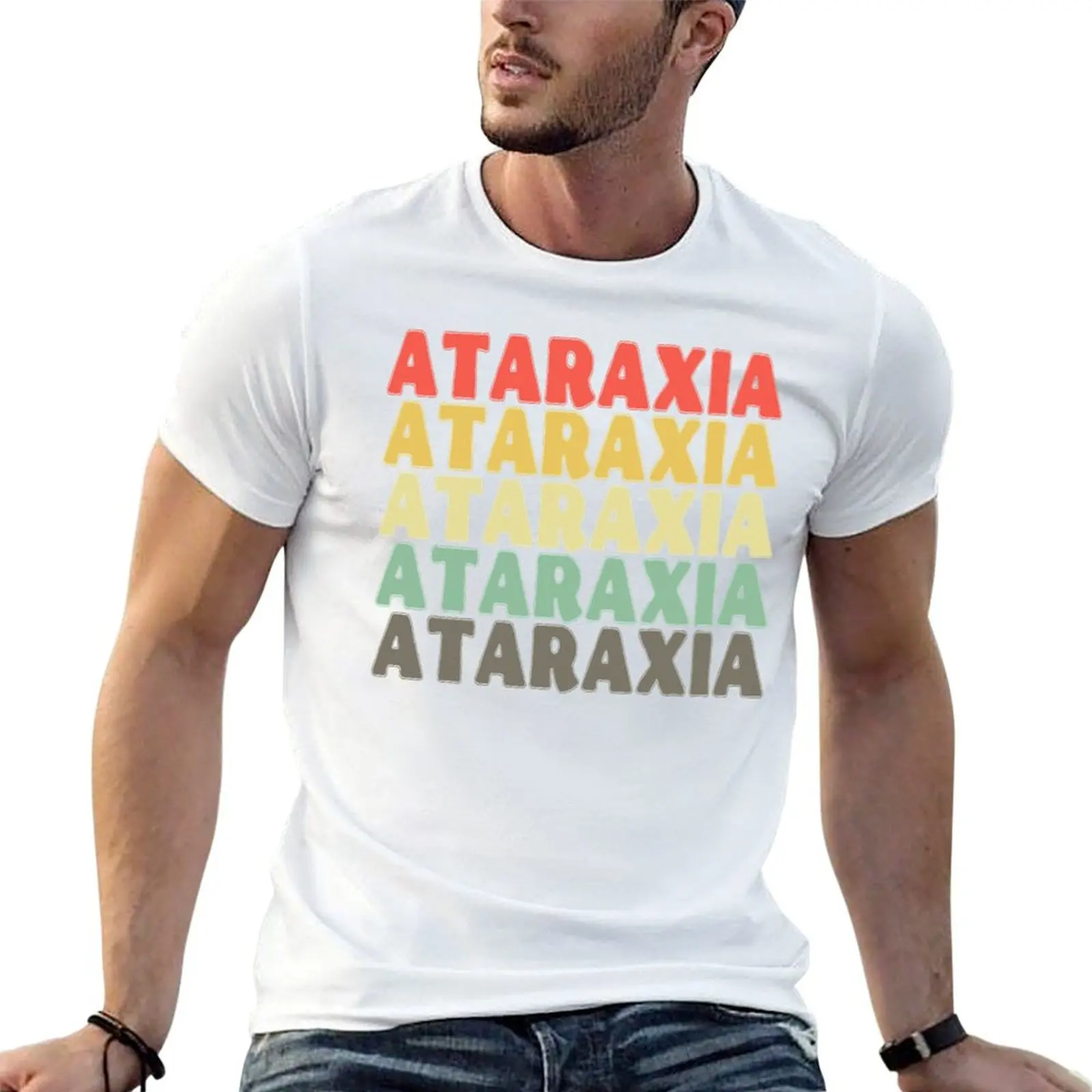 Ataraxia Retro Text T-Shirt t shirts for man graphic vintage t shirt custom print T-Shirt
Ataraxia Retro Text T-Shirt t shirts for man graphic vintage t shirt custom print T-Shirt