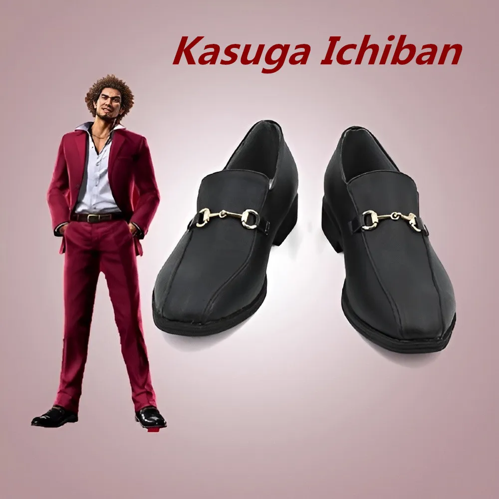 YAKUZA 7 Kasuga Ichiban Cosplay Handmade Black Faux Leather Shoes
YAKUZA 7 Kasuga Ichiban Cosplay Handmade Black Faux Leather Shoes