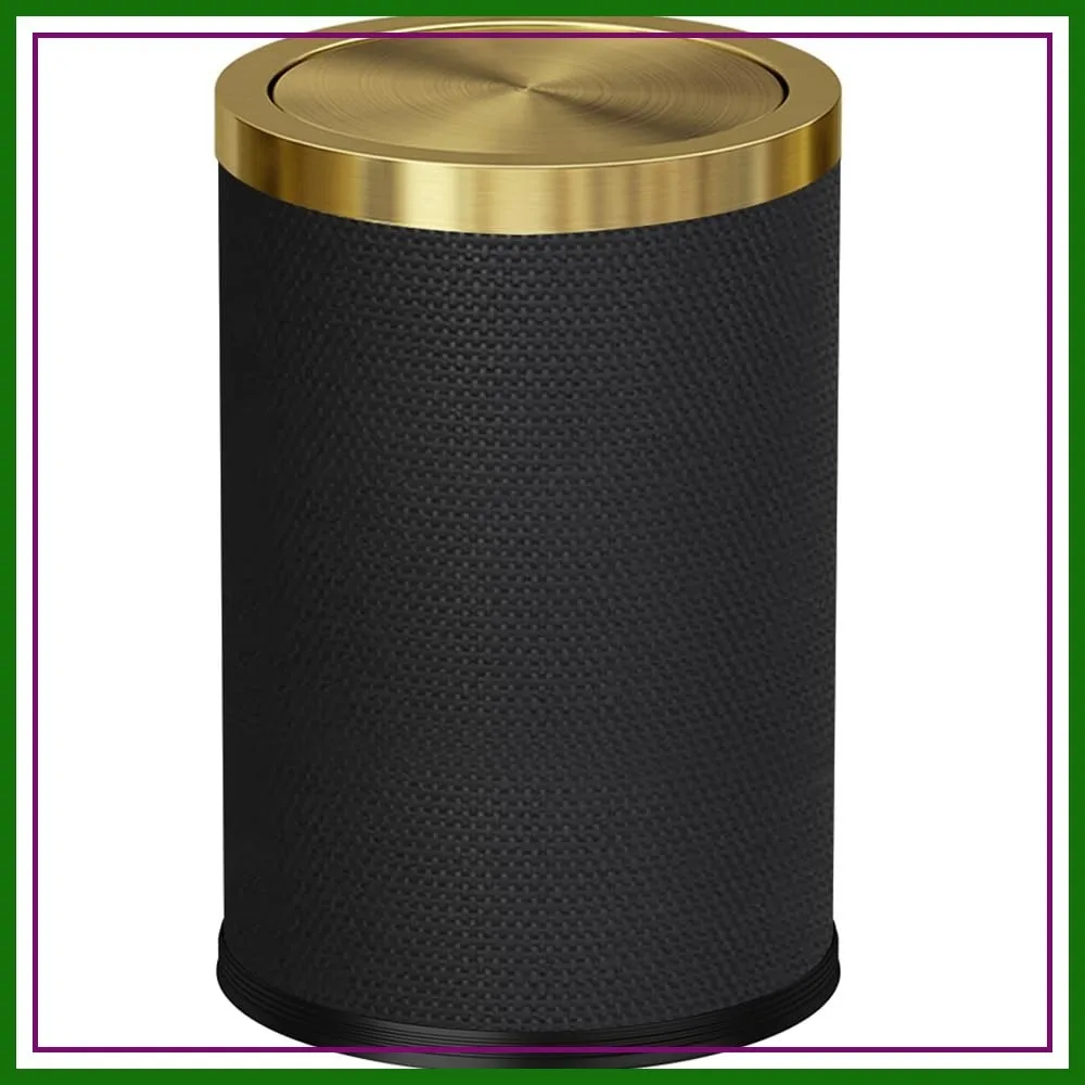 9L Small Trash Can with Swing Lid, Waste Paper Baskets for Bathrooms, Bedroom, Office, Laundry Room
9L Small Trash Can with Swing Lid, Waste Paper Baskets for Bathrooms, Bedroom, Office, Laundry Room