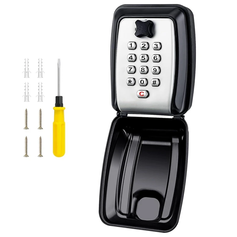 AB15-Key Box Wall Mounted Large Key Box Secure Waterproof Outdoor Key Box With 12 Code Rustproof Weatherproof Heavy Duty Key
AB15-Key Box Wall Mounted Large Key Box Secure Waterproof Outdoor Key Box With 12 Code Rustproof Weatherproof Heavy Duty Key